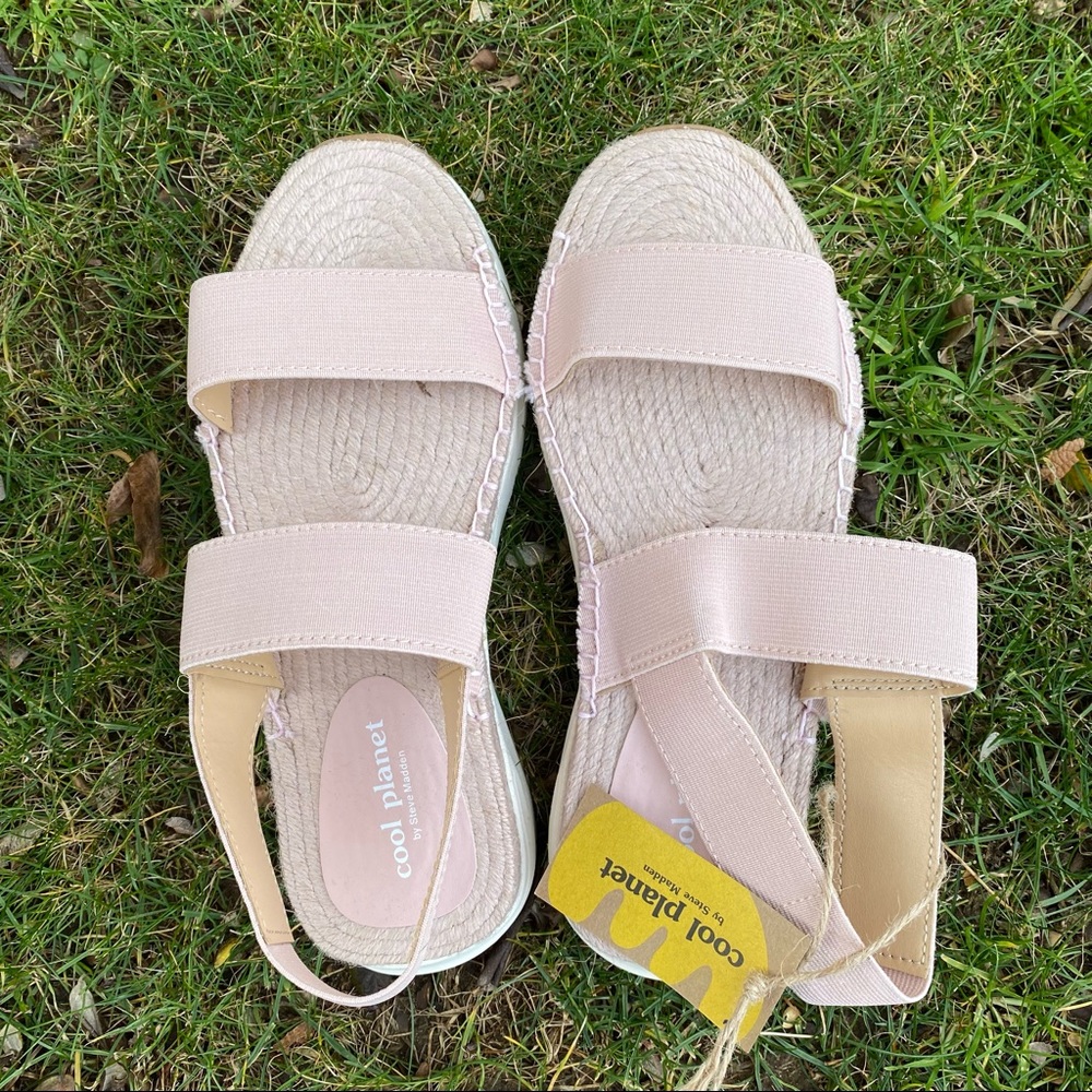 Cool Planet By Steve Madden Sirius Slingback Sandal 7 M Pink New No Box